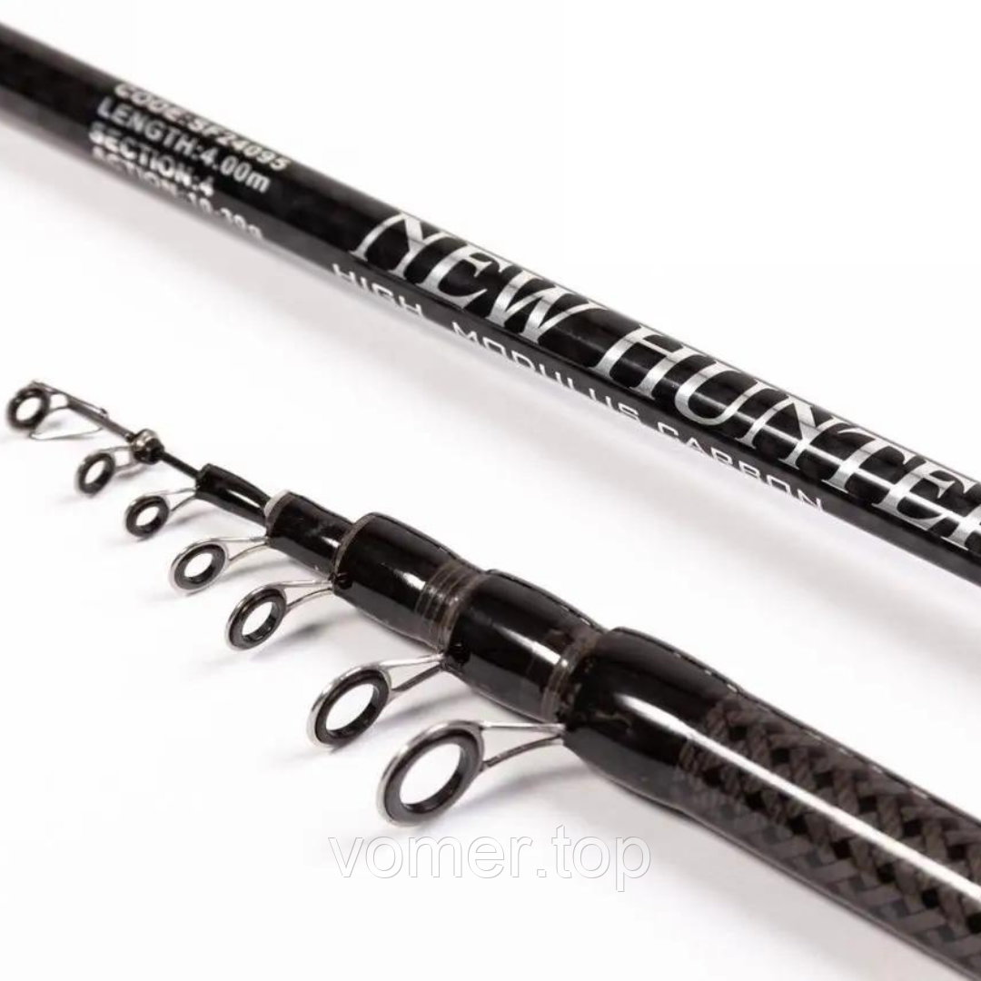 Вудилище New Hunter 6m Carbon з кільцями