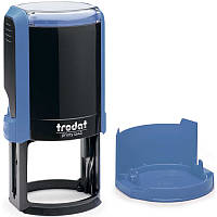 Оснастка для печаток з кришкою (кругла, 45мм, синя) Trodat Printy 4645