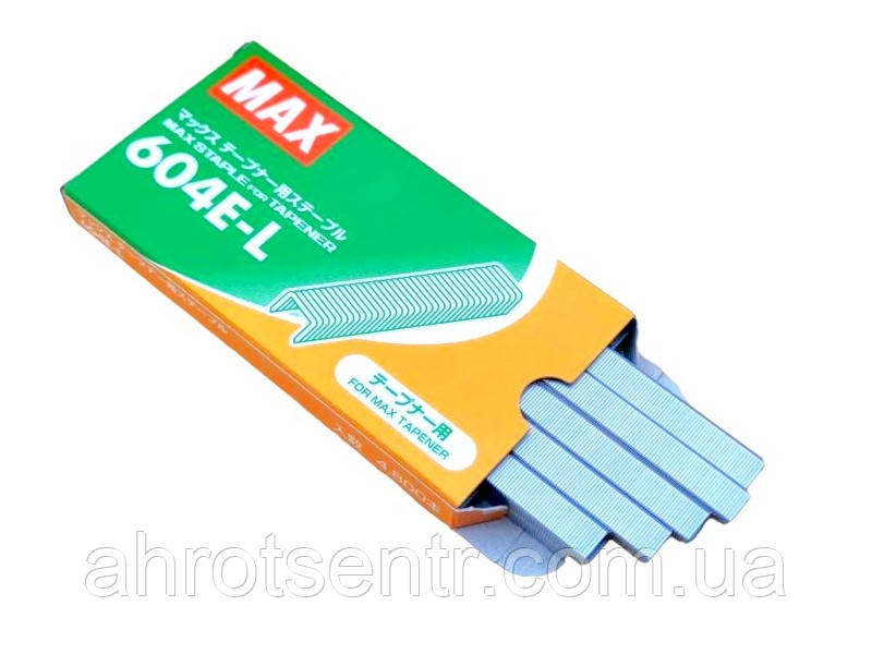 Скоби оригінальні для степлера Tapener Max (MS93305) Японія, фото 1