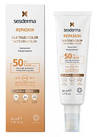 Сесдерма Солнцезащитный тональный крем для лица Sesderma Repaskin Silk Touch Color SPF 50, 50 мл