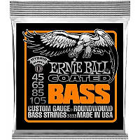 Струны для бас-гитары Ernie Ball 3833 Coated Hybrid Slinky Bass 4-Strings 45 105 UD, код: 6555431