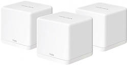 Домашня Mesh Wi-Fi система Mercusys (3шт. компл.) AC1300 Whole-Home Mesh Wi-Fi/2x1000Mbps LAN Port (Halo H30G(3-pack))