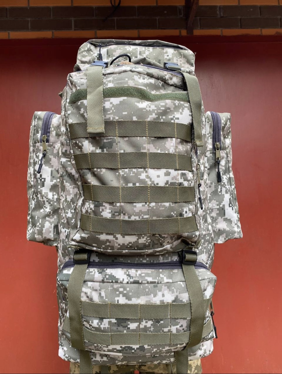 Рюкзак пиксель 100 л кордура, рюкзак военный, рюкзак тактический - фото 1 - id-p2129808732