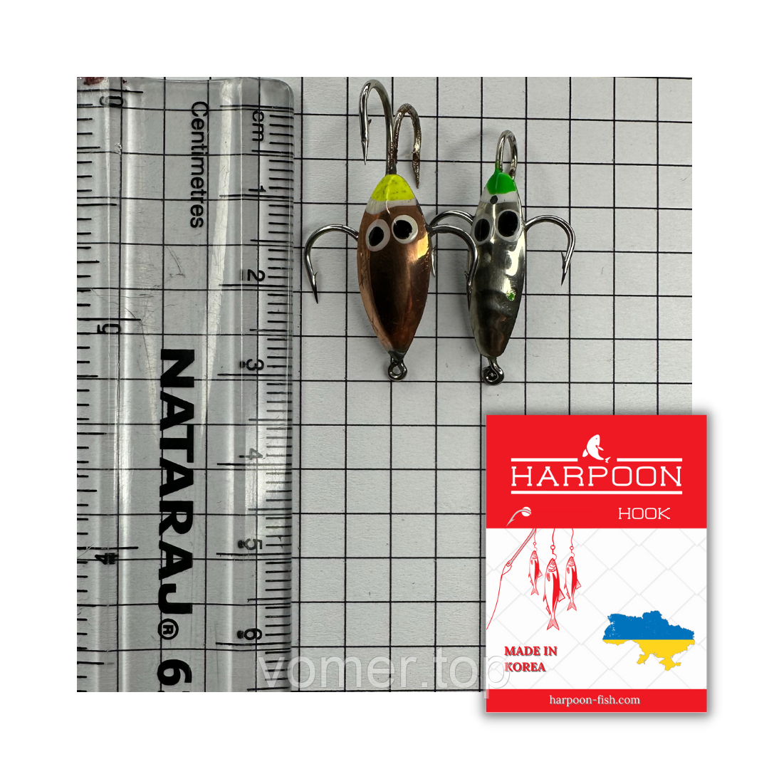 Блешня ЗИМОВА HARPOON 2 шт. MIX 4