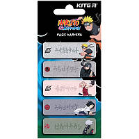 Стикеры-закладки, 15х50 мм, 5 видов по 20 листов Naruto NR23-480 Kite