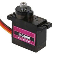 Cервопривід MG90S 360град 2кг навантаження