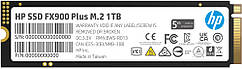 Накопичувач SSD 1TB HP FX900 Plus M.2 2280 PCI Ex Gen4 x4 3D NAND, Retail (7F617AA)