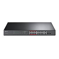 Комутатор TP-Link TL-SL1218MP 16x1FE/PoE+ 192W 2xGE 2xcomboGE/SFP 19" 1U (TL-SL1218MP)