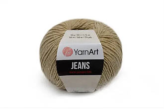 YarnArt Jeans, Темно-бежевий №48