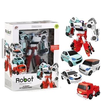 Робот-трансформер Кватран 4 в 1 тобот (трансформується в машинку) 015-53