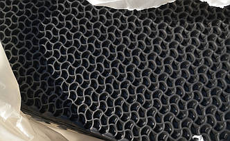 Листовий матеріал для автокилимків (EVA листовий).Чорний КРАПЛЯ. Товщина 10 мм.