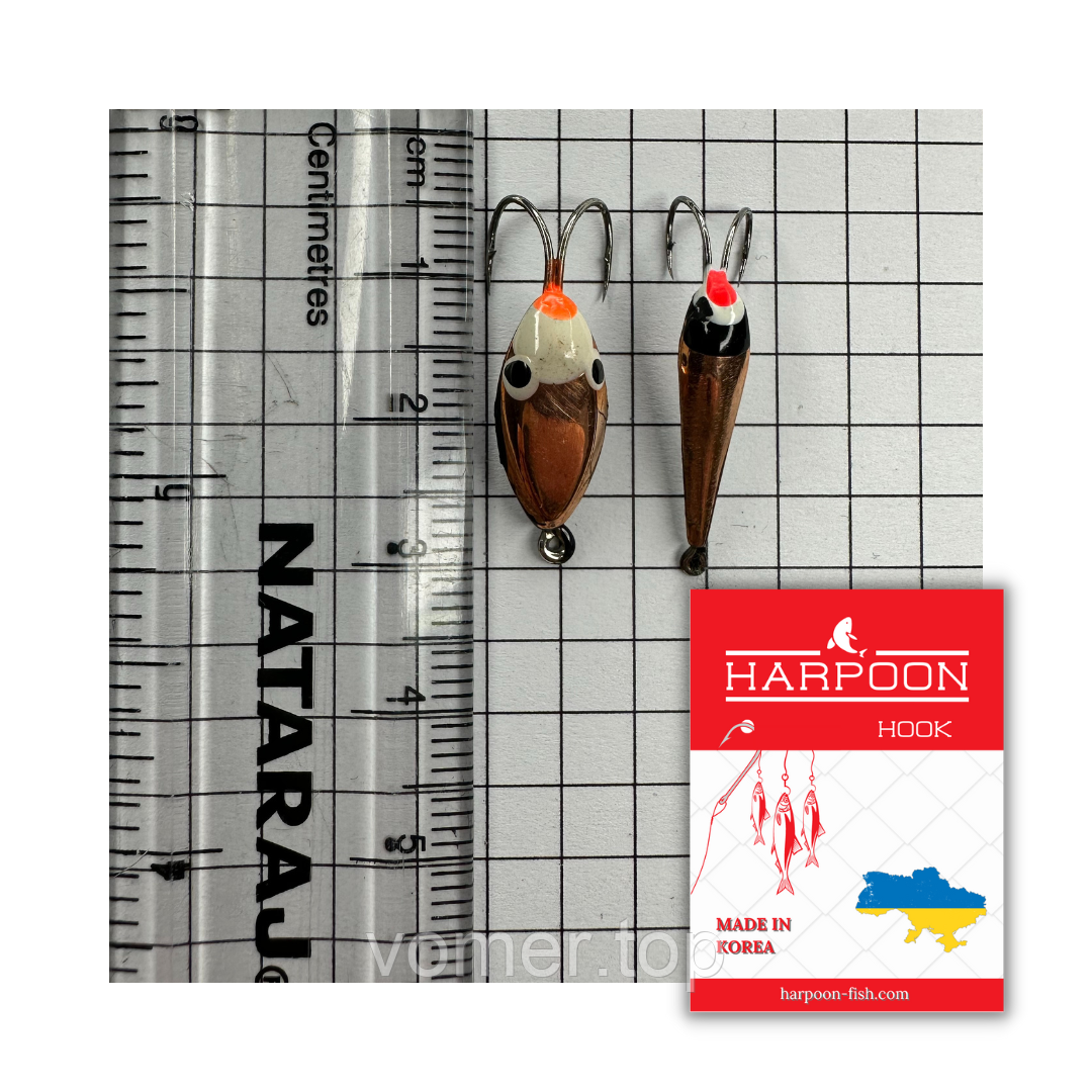 Блешня ЗИМОВА HARPOON 2 шт. MIX 7