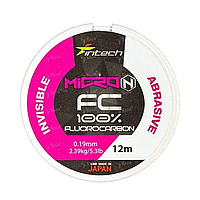 Волосінь Флюрокарбон Intech Micron FC 12m (2.39kg/5.3lb) 0.19mm