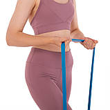 Гума для підтягувань та тренувань (стрічка силова) Fitness LINE FI-9584-3 35-50кг, фото 5