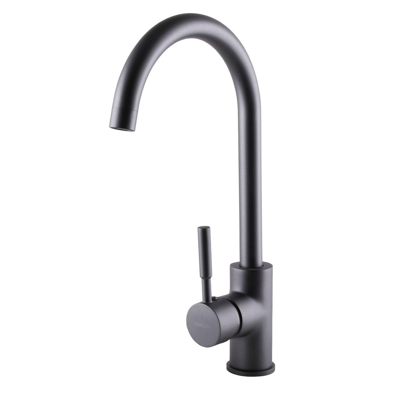 Змішувач для кухні Globus Lux LAZER GLLR-0203S-11-GRAPHITE, фото 1