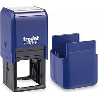 Оснастка до печатки з захисним футляром (прямокутна, 40х40мм, синя) Trodat Printy 4924 (4940)