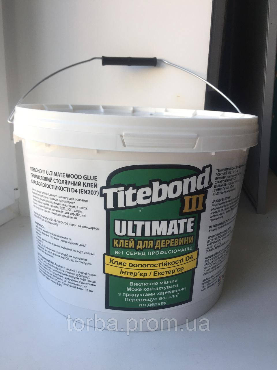 Клей для дерева Titebond III Ultimate D4 (США) 10 кг