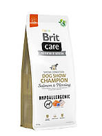 Корм Brit Care Dog Show Champion Salmon Herring сухой гипоаллергенный для взрослых выставочных собак 12 кг