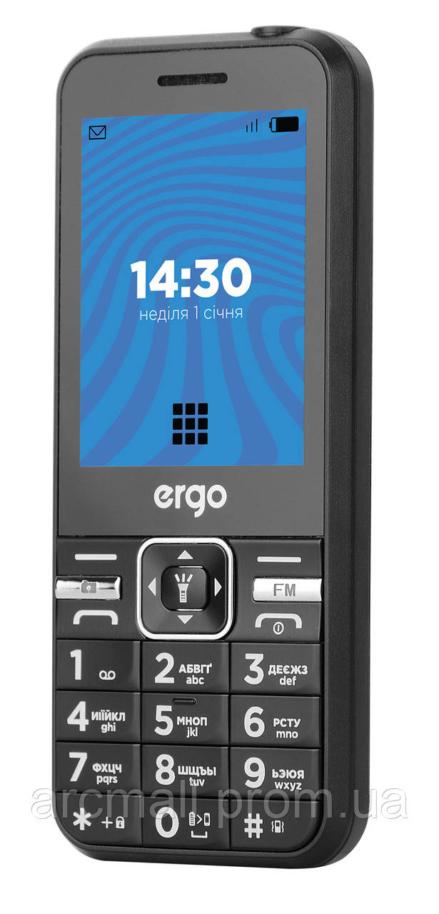 Мобильный телефон ERGO E281 Dual Sim Black (6653749) AM, код: 6700880 - фото 3 - id-p2129888262