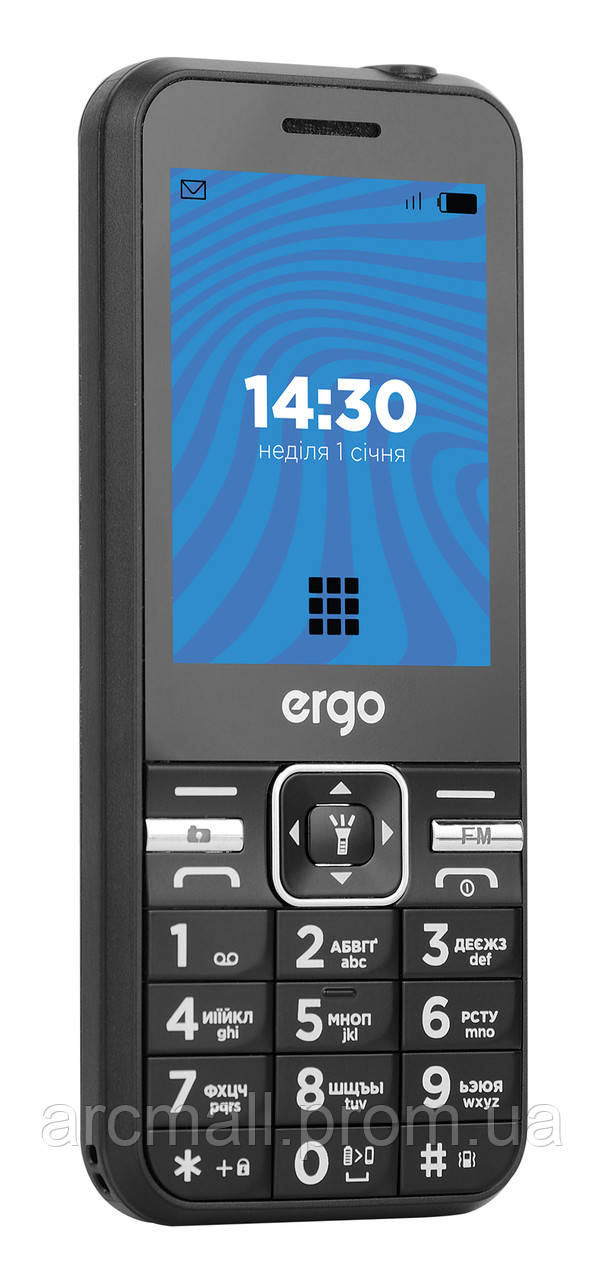 Мобильный телефон ERGO E281 Dual Sim Black (6653749) AM, код: 6700880 - фото 6 - id-p2129888262