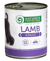 Вологий корм Nature's Protection Adult Lamb (KIK24628) з ягнятиною для дорослих собак всіх порід, 400 г