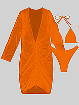 Купальник Z.FIVE 1304 Женя оранж(В НАЛИЧИИ ТОЛЬКО 52 УКР р-ры), фото 3