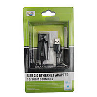 Перехідник USB --> Ethernet RJ45 1000Mb RTL (B00216)