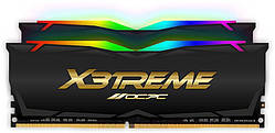 DDR4 16Gb 4000MHz (2*8Gb) OCPC X3 RGB Black Label, Kit (MMX3A2K16GD440C19BL)