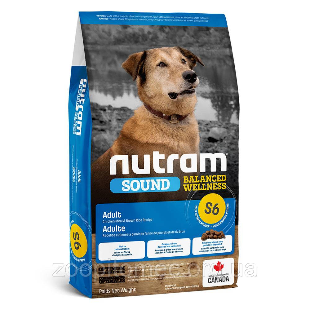 Корм NUTRAM (Нутрам) Sound Balanced Wellness Adult Dog холистик для дорослих собак, 20 кг