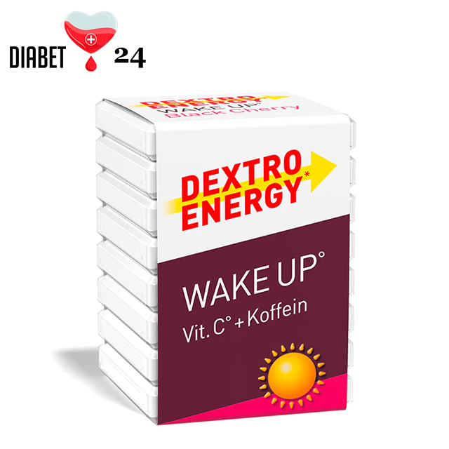 Dextro Energy Wake Up — швидка глюкоза зі смаком вишні та кофеїну, фото 1