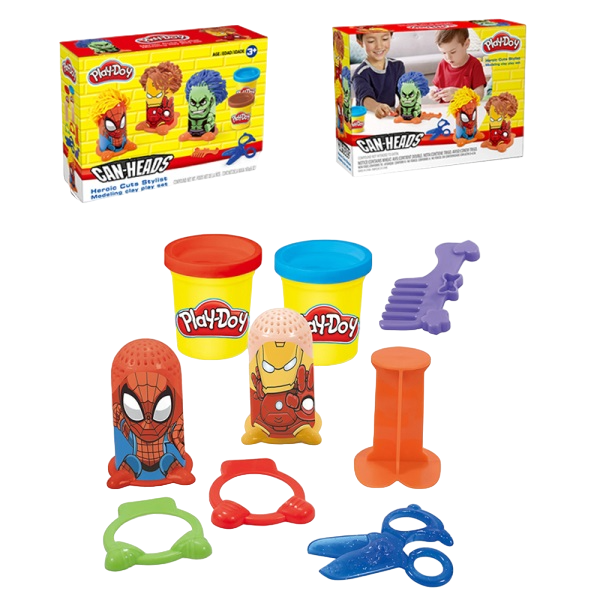 Набір тіста для ліплення Супергерої 2 баночки Play-Doh