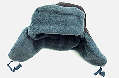 Шапка-вушанка СРСР оригінал — армійська зимова 56 розмір, фото 5