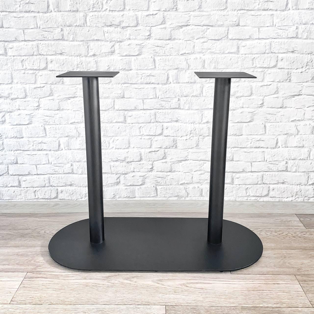 Опора для стола "Овальная", H=720 mm, 500х800х8 mm (стойка двойная ...