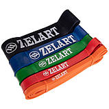 Гума для підтягувань та тренувань (стрічка силова) Zelart POWER BANDS FI-0889-3 16-39кг, фото 9
