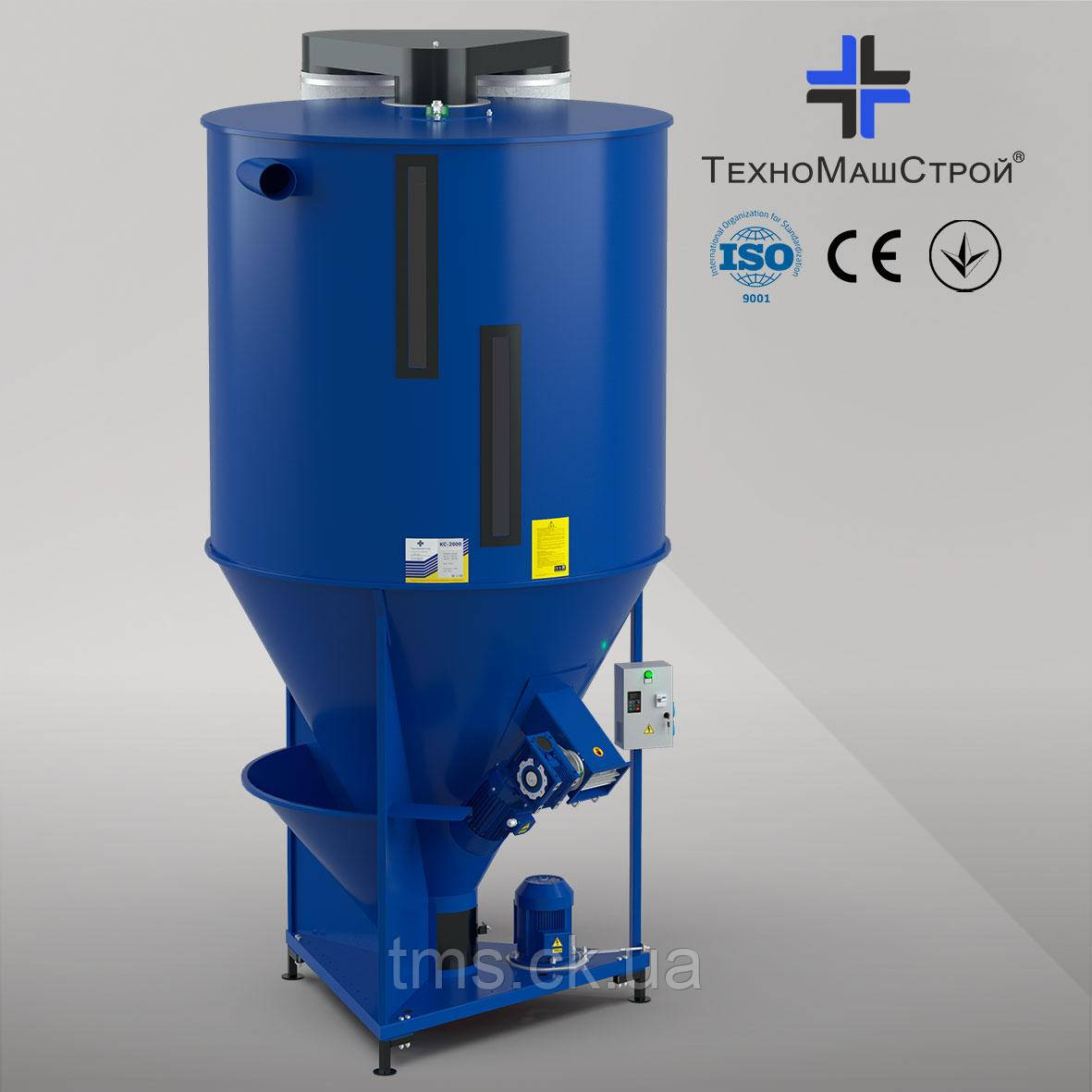 Кормозмішувач КС-2000 з автоматичним вивантаженням(380 В.), фото 1