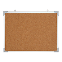 Дошка пробкова Buromax 45x60 см алюмінієва рамка BM.0016
