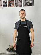 Фартух з логотипом до 10 см Jackson Canvas Чорний | Вишивка, фото 4