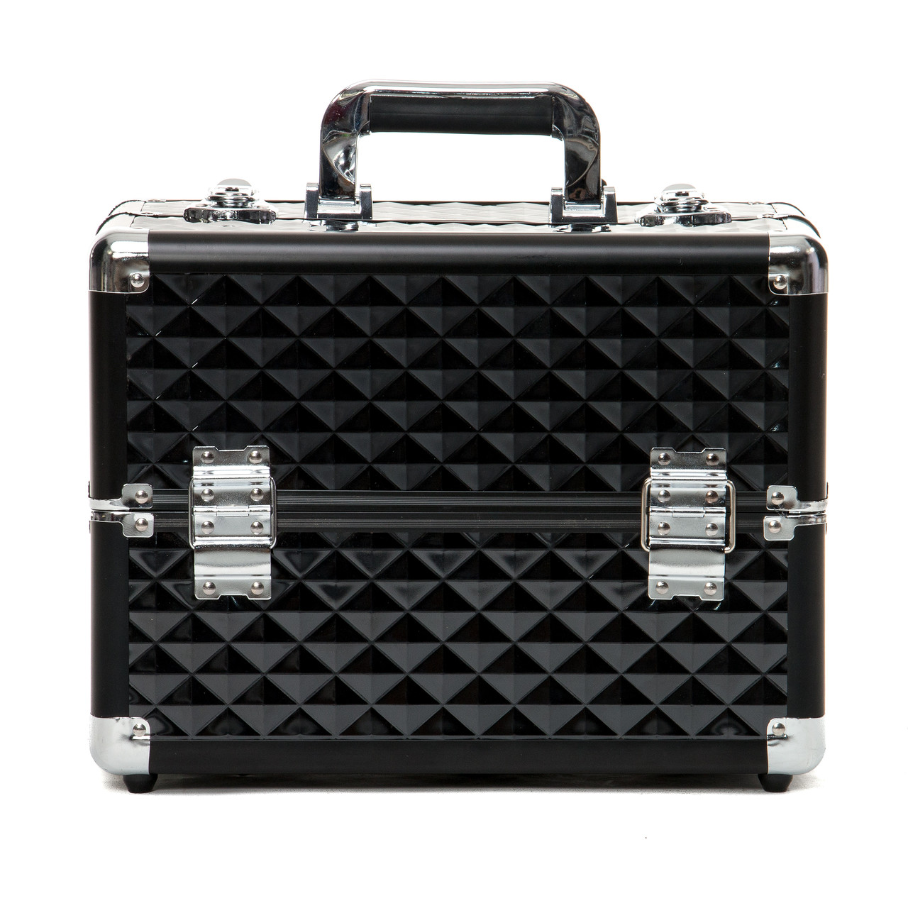 Професійний кейс для косметики, розсувний, чорний