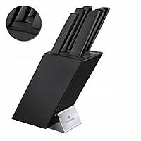 Victorinox 6.7186.63, zestaw 5 noży + widelec w bloku, Swiss Modern Black