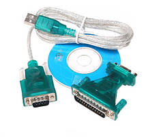 Перехідник USB --> COM+LPT DB9/DB25M 1.0m (B00126)