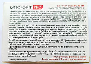 Ketoform Pro капсули для схуднення (Кетоформ Про) Україна, фото 4