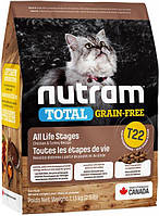 Корм Nutram T22 Total Grain-Free Turkey Chicken Duck Cat сухой с индейкой курицей и уткой для котов 1.13 кг