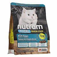 Корм Nutram T24 Total Grain-Free Salmon Trout Cat сухой с лососем и форелью для котов 0.34 кг