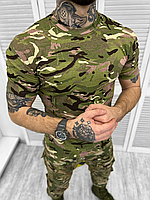 Тактическая футболка для военных мультикам на лето зсу, Футболки мужские хлопок армейские повседневные XL