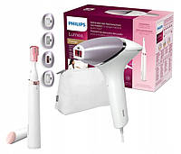 ZESTAW DEPILATOR LASEROWY PHILIPS LUMEA PRESTIGE Z 4 NASADKAMI + POKROWIEC