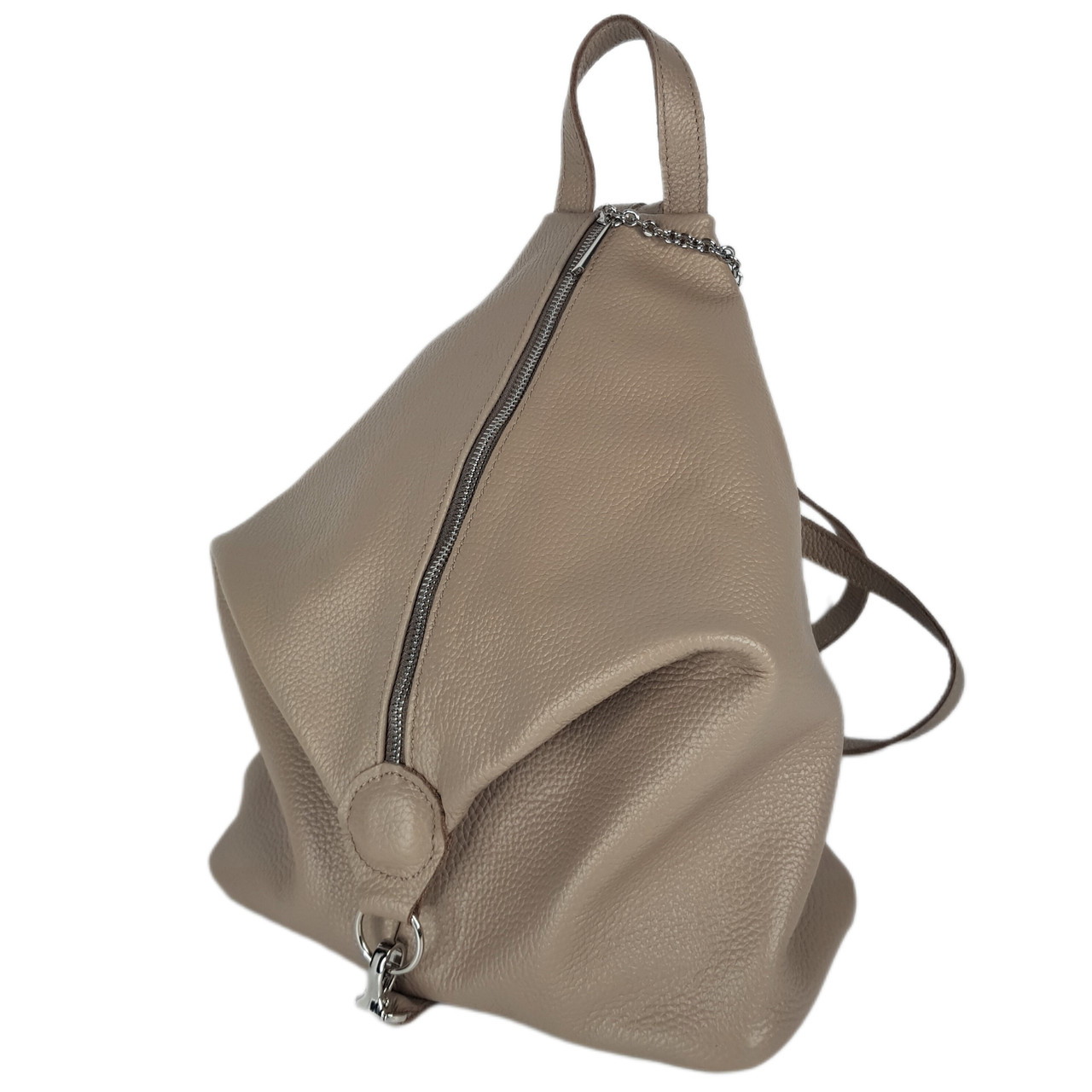 Рюкзак жіночий "Паріс" натуральна шкіра, лате флотар, фото 1