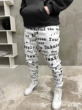 Утеплені спортивні штани чоловічі на флісі, фото 1