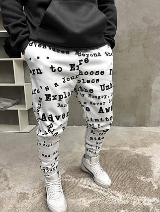 Утеплені спортивні штани чоловічі на флісі, фото 3