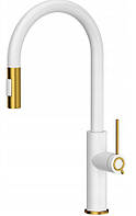 QUADRON JENNIFER Q LINE STANDING KITCHEN FAPER SNOW WHITE/NANO PVD GOLD