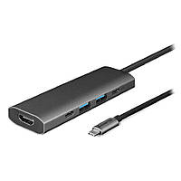 Док-станція USB3.2 Type-C --> HDMI/USB 3.2x2/USB-C/PD 80W 5-in-1 DSC-502 CHIEFTEC (DSC-502)